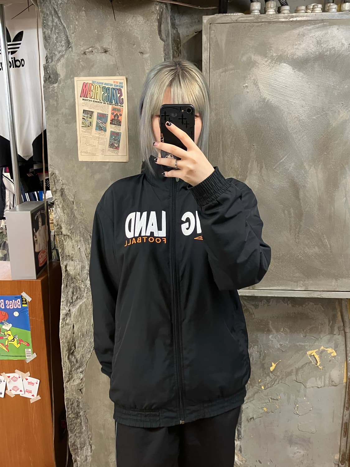 엄브로 바람막이 블랙 M  #csz674 상품이미지2