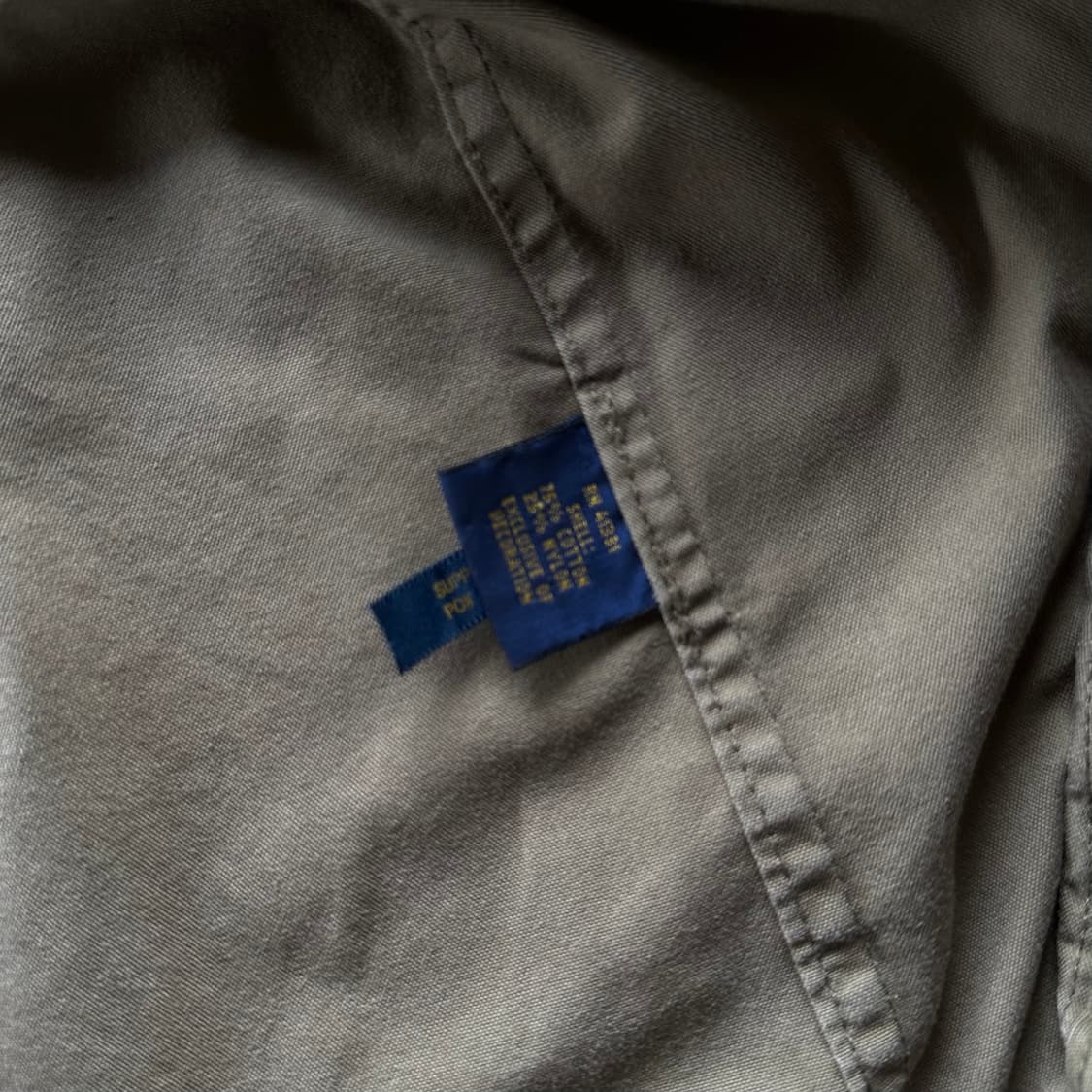 [S]폴로 랄프로렌 카키 코튼 후드 자켓 상품이미지10