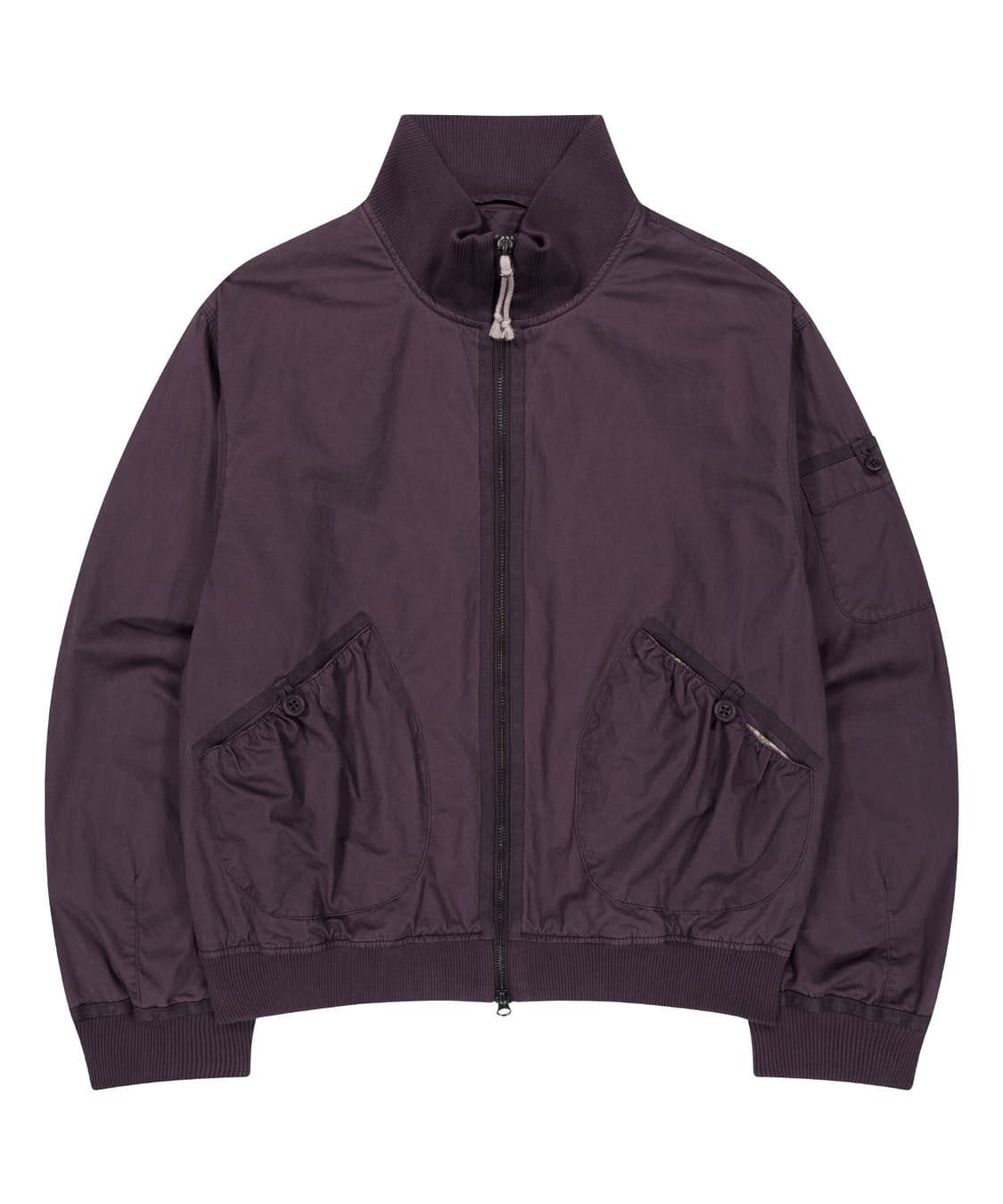 DUSTY COTTON BOMBER JACKET PURPLE 2 상품이미지1