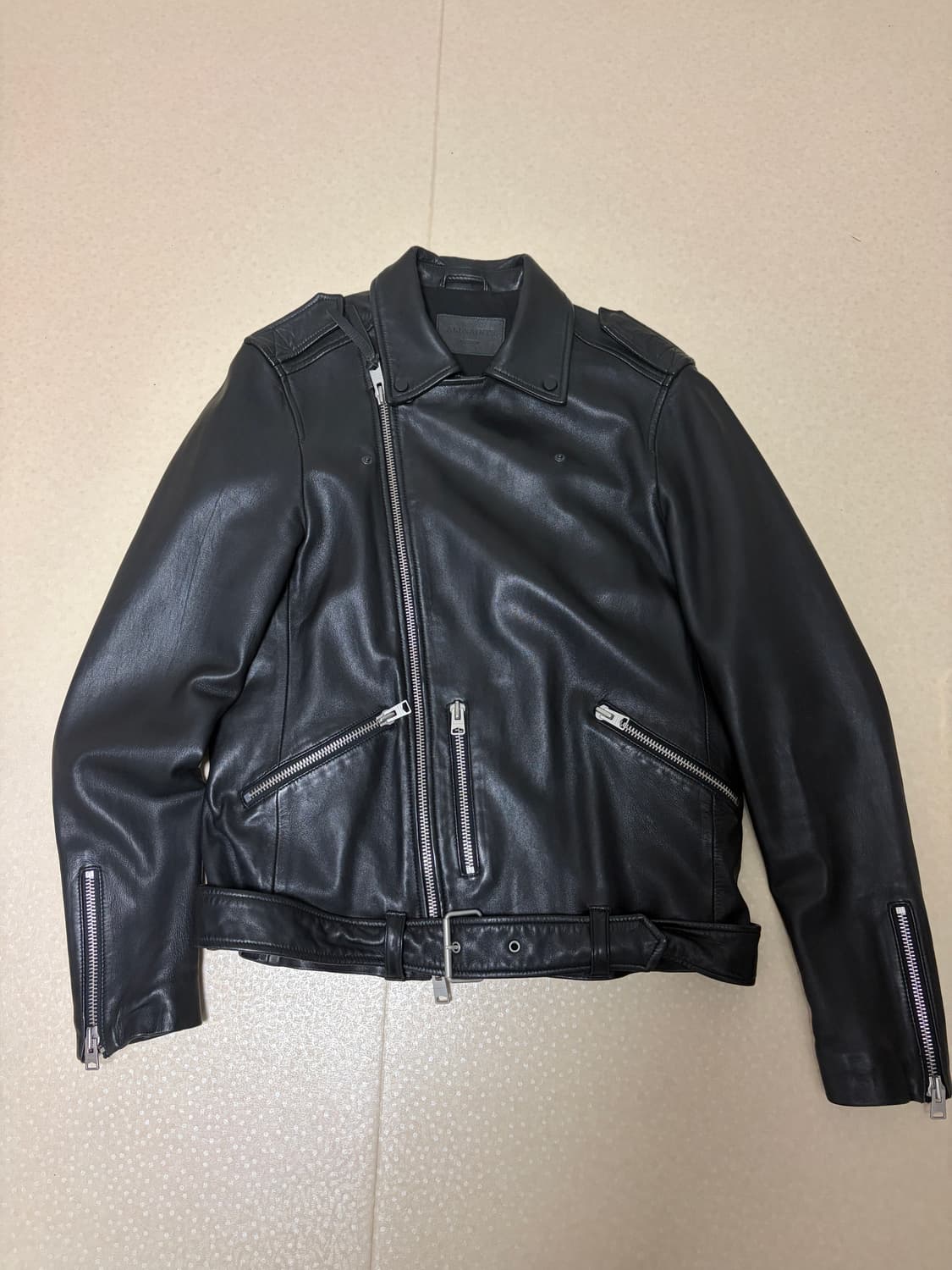 All Saints 올세인츠 카하와 레더 자켓 상품이미지2