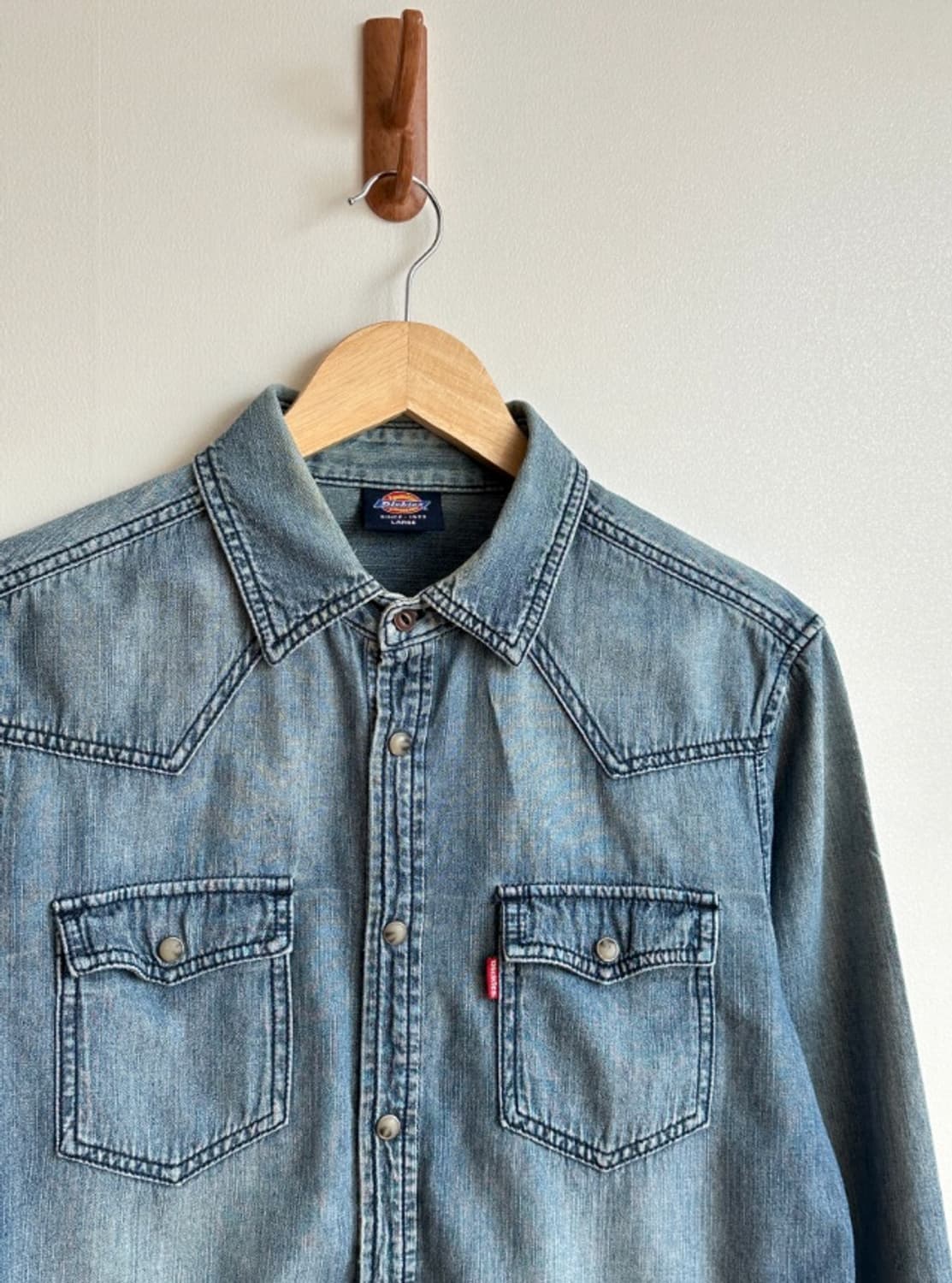 디키즈 데님 웨스턴 셔츠 L 상품이미지4