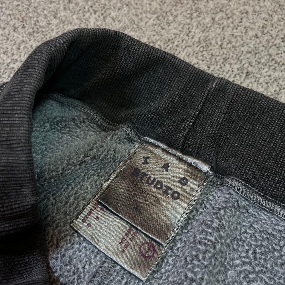 아이앱 스튜디오 블록 피그먼트 스웻 팬츠 상품이미지6