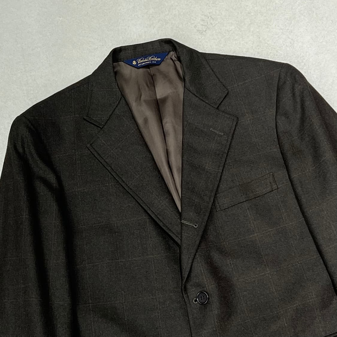 브룩스브라더스 체크 울블레이저 s09813 상품이미지4