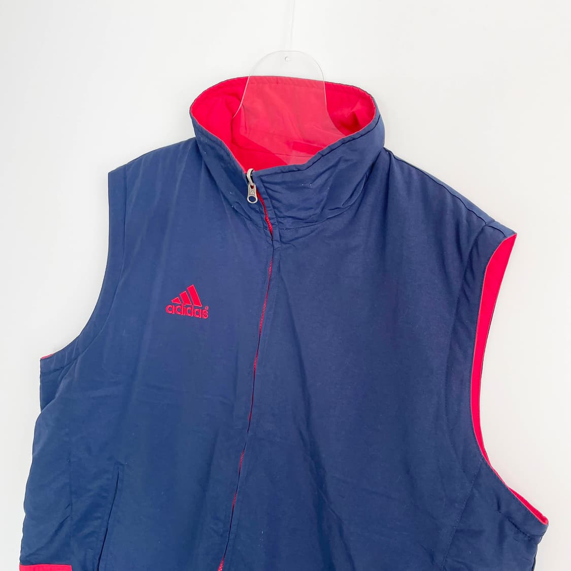 F1 아디다스 올드스쿨 리버시블 패딩 조끼 105사이즈 상품이미지3