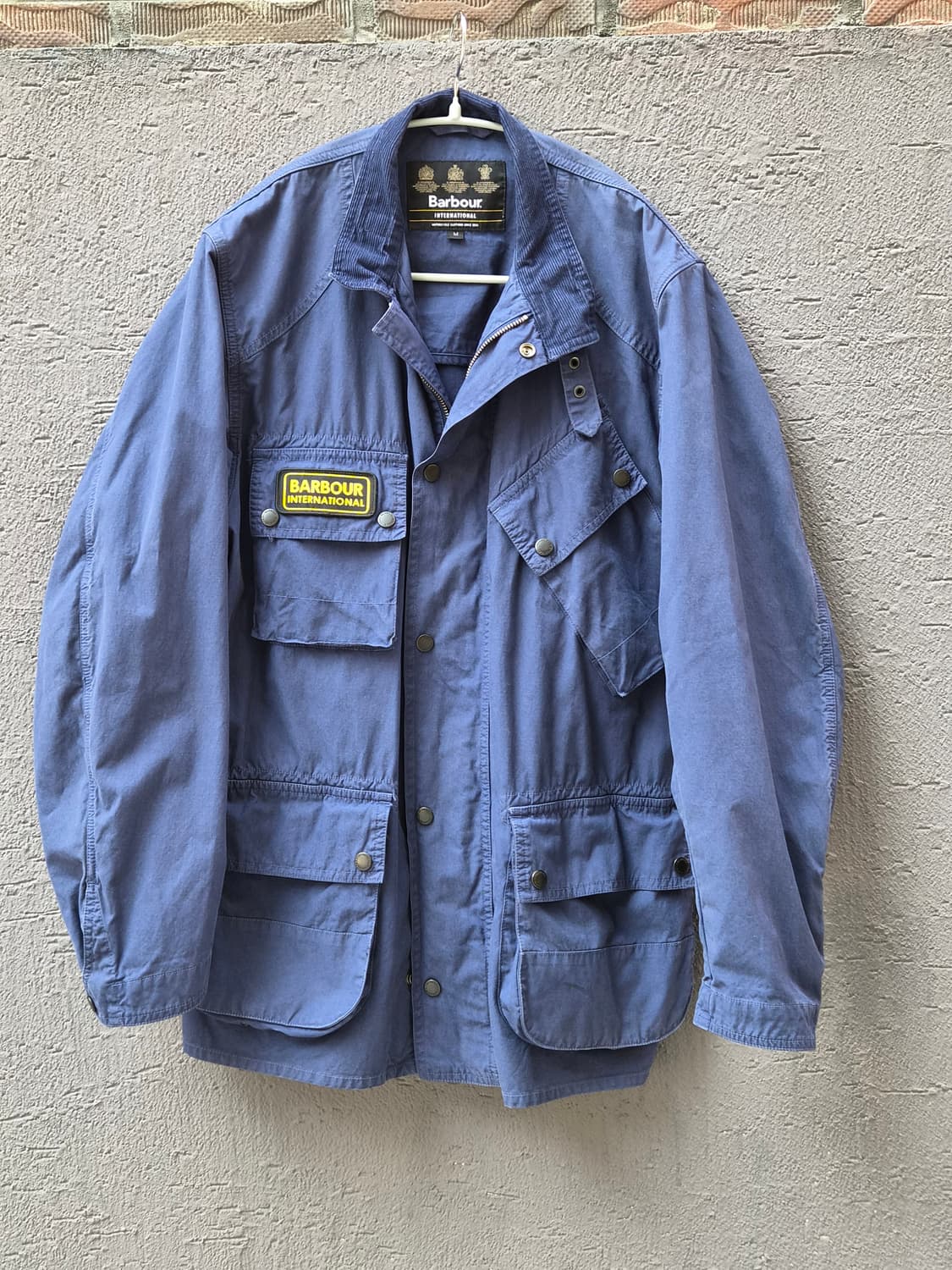 바버 인터내셔널 A7 자켓 워시드 블루 M size 상품이미지1