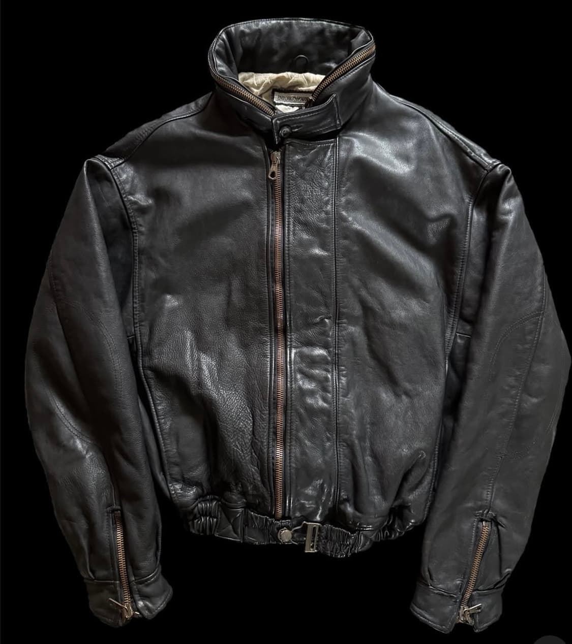 카브엠트 c.r 레더 자켓 L 상품이미지5