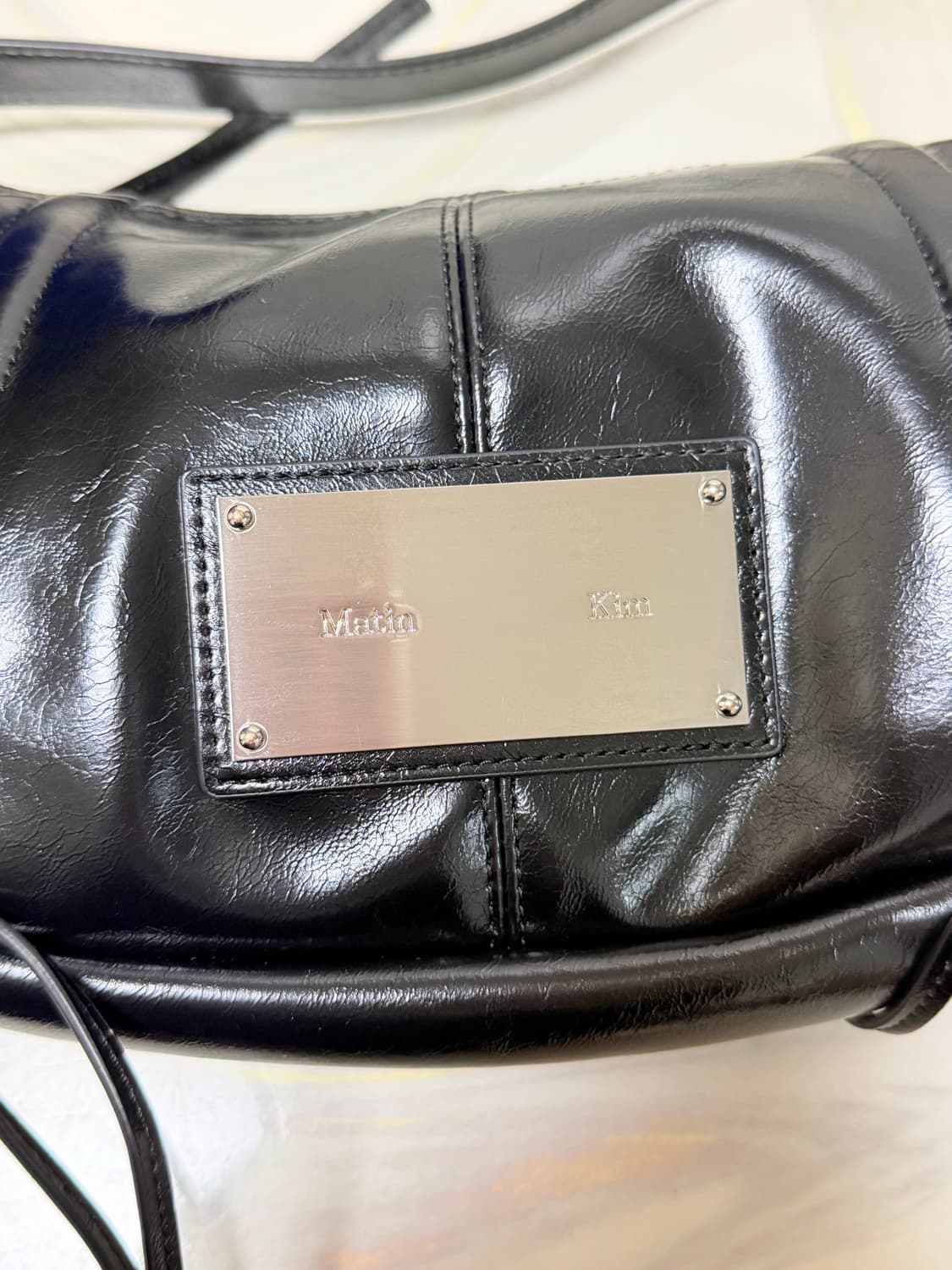 마뗑킴 하프 셔링 리본 라운드백 상품이미지4