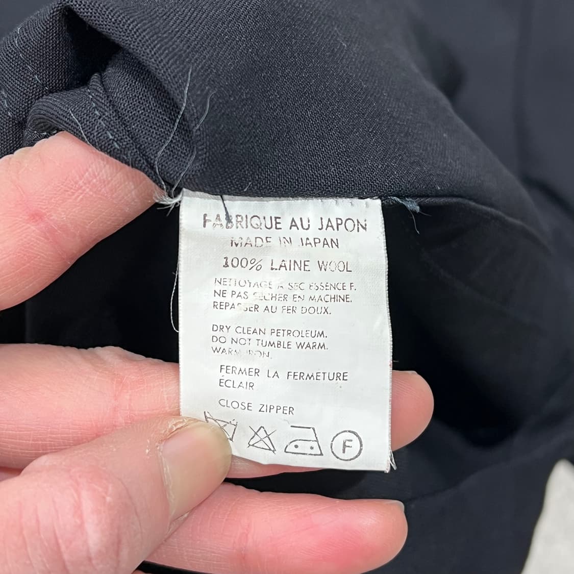 요지야마모토 다크 집업 자켓 s09015 상품이미지6