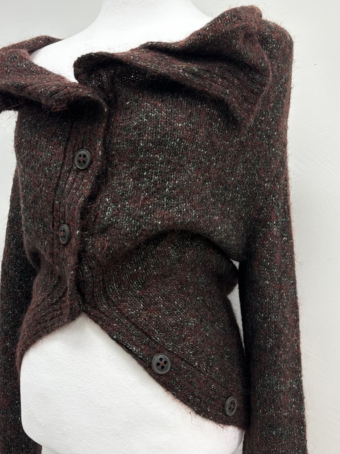 빈티지 브라운 니트 가디건 상품이미지6