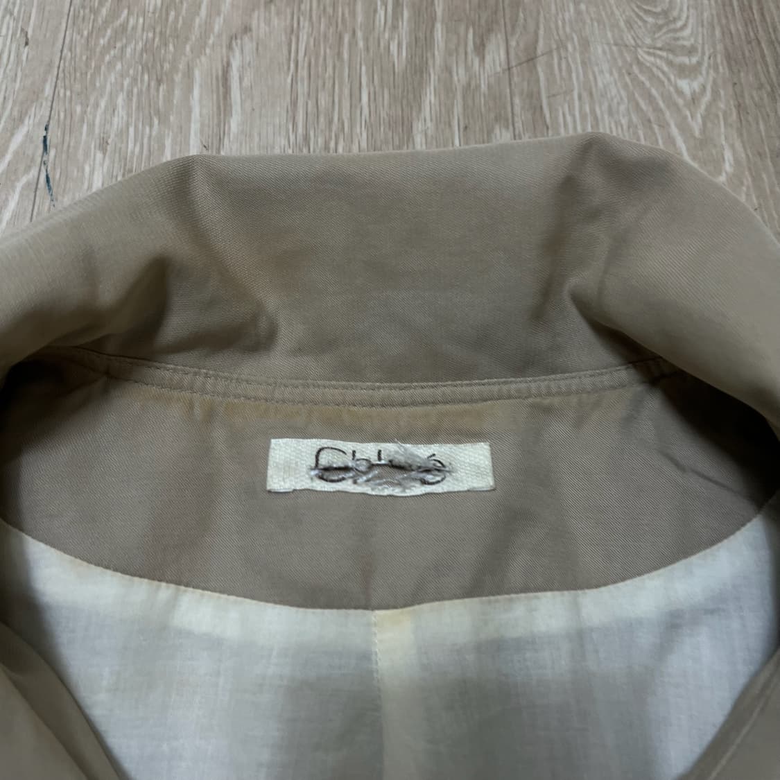 끌로에 여성 클래식 베이지 디테일 코트 55-66  상품이미지4