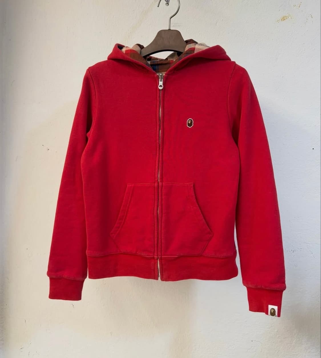 베이프 딱붙핏 양면 리버서블 후드 집업 상품이미지6