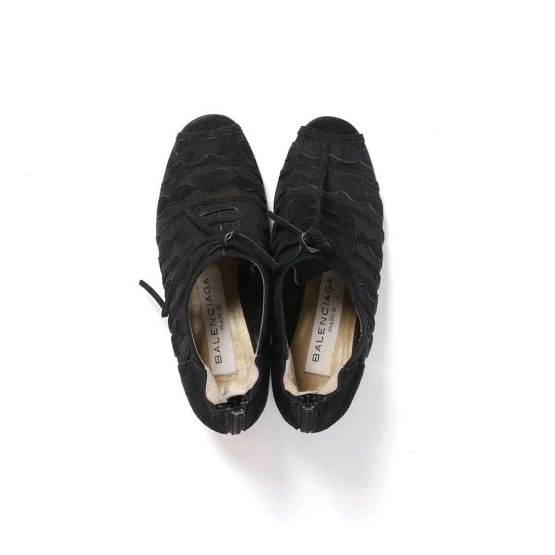 발렌시아가 Balenciaga Suede Lace Up Anke Boot 상품이미지1