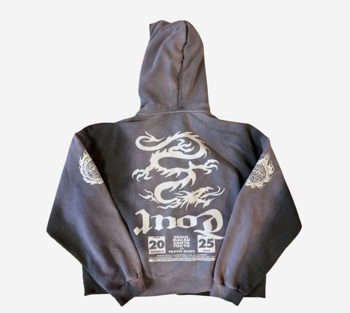 트래비스 스캇 후드집업 (L) 2025 서울 머천 굿즈 팝니다 상품이미지2