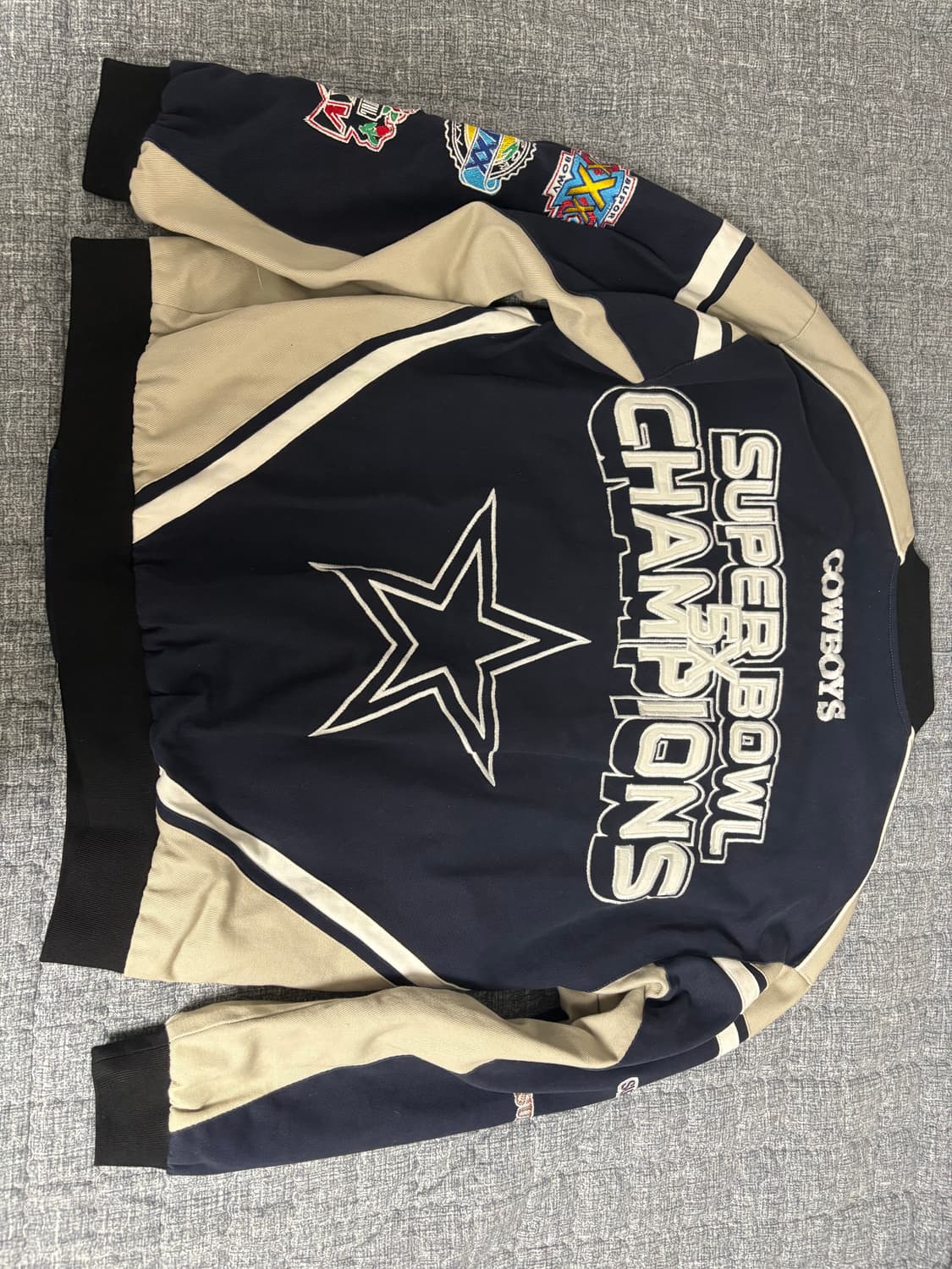 DUDACK 슈퍼볼 챔피언 바시티 자켓 상품이미지2