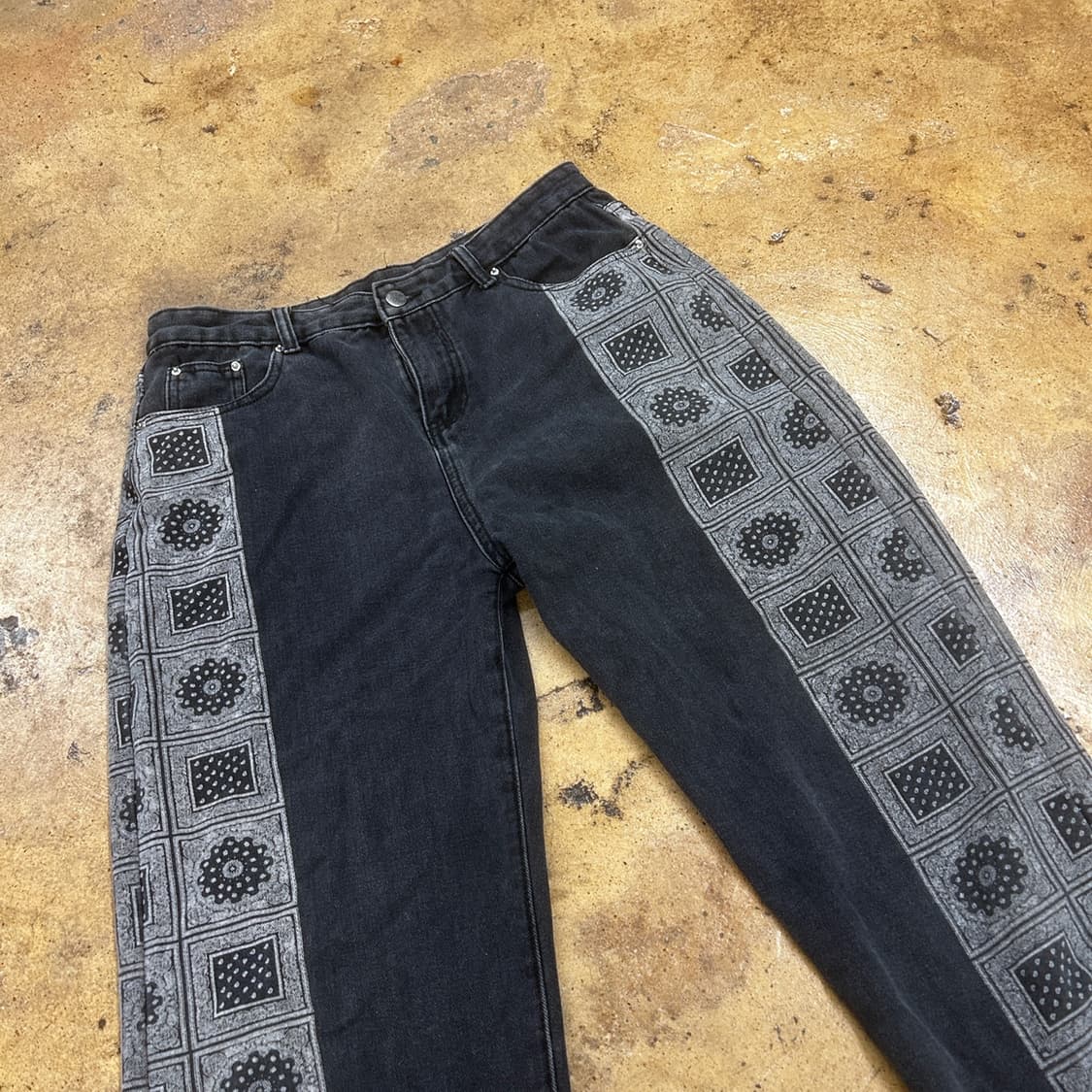 [정품/XL] jeans 패턴 데님팬츠 상품이미지1