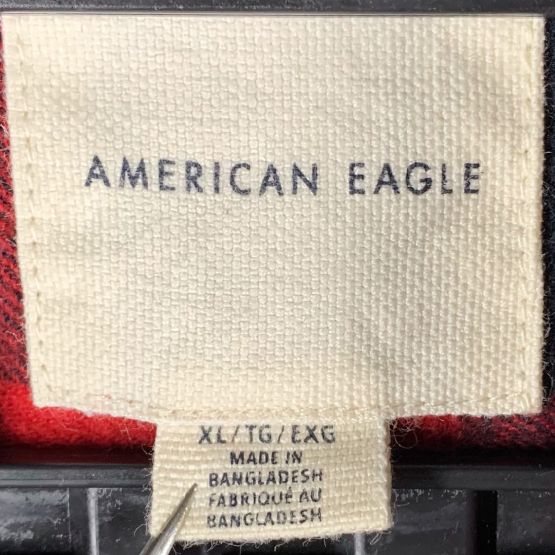 [XL] 아메리칸 이글 버팔로체크 럼버잭 플란넬 셔츠 상품이미지4