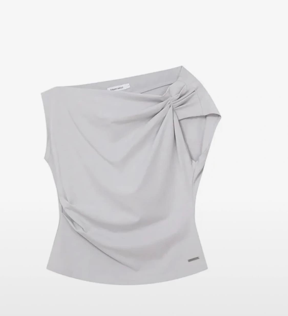 미세키 서울 Slanted sleeveless top GREY (2) 상품이미지2