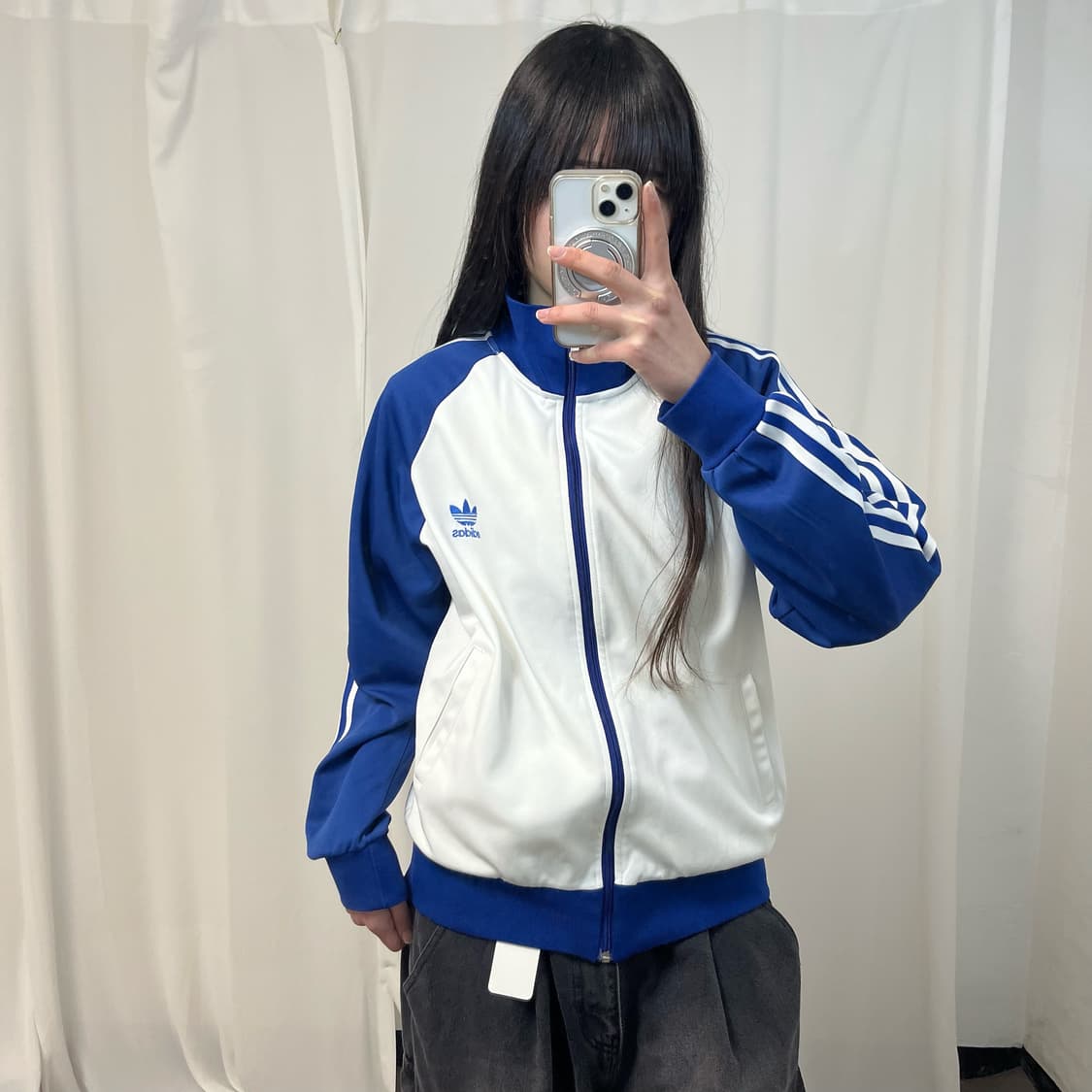 Adidas 00’s blue raglan jersey 상품이미지1