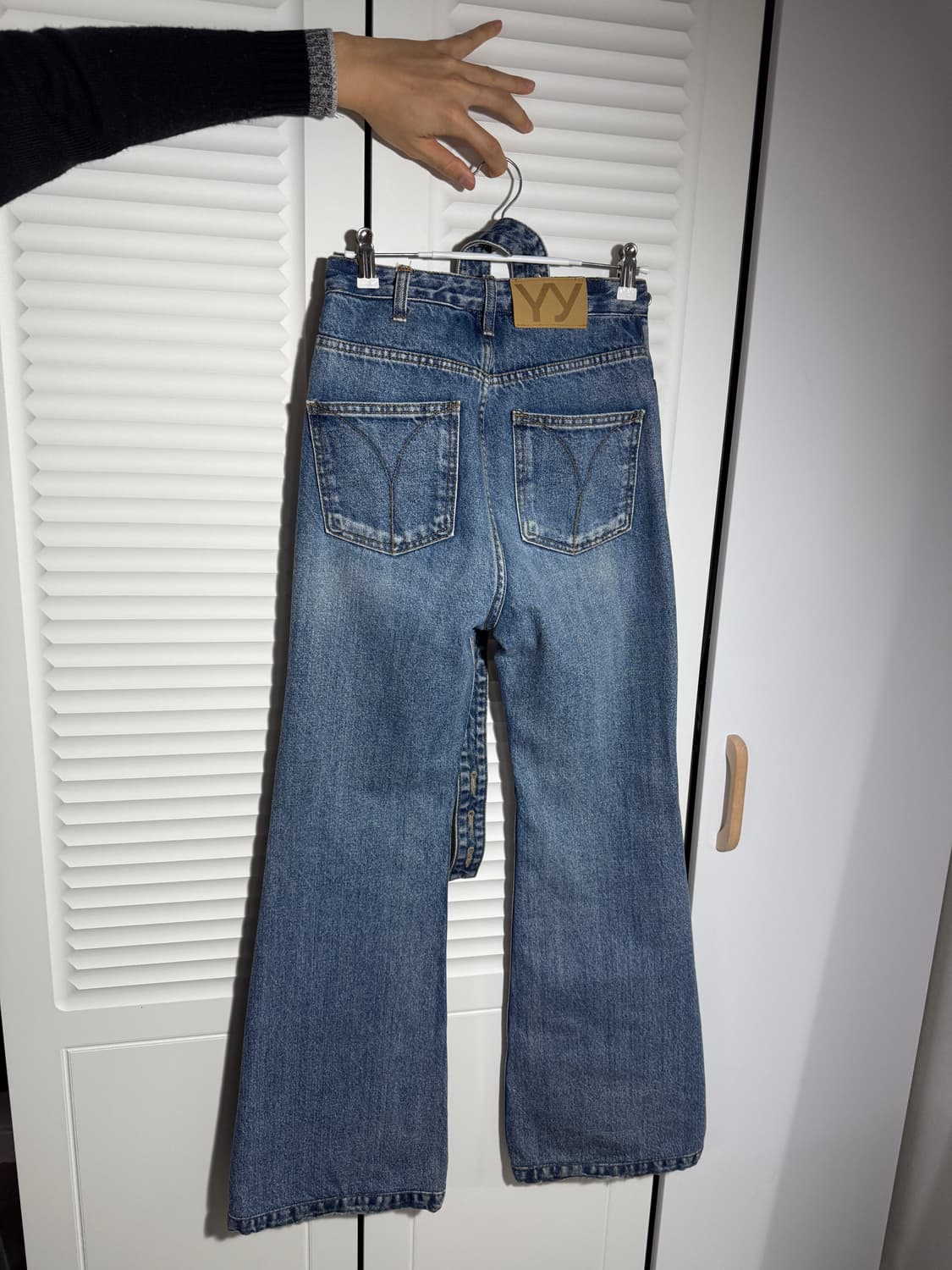 오픈와이 loose bootcut jean(blue) 1size 상품이미지6