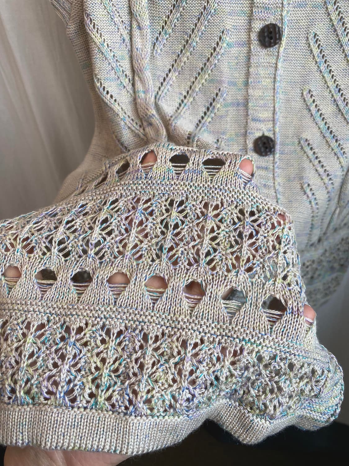 면혼방 베스트 니트가디건(L) 상품이미지7