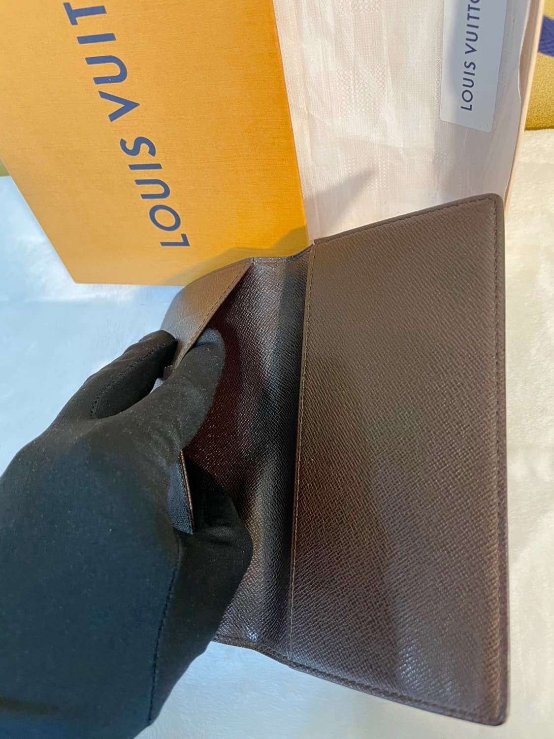 루이비통 포켓 아젠다 다미에 에벤 장지갑 상품이미지6