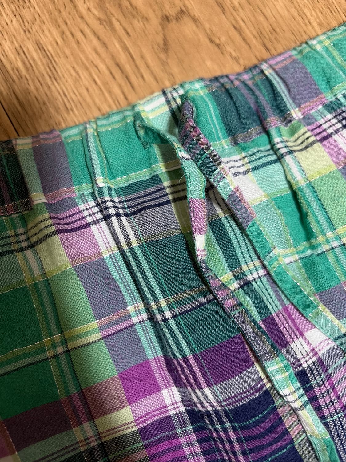 모리걸 체크 밴딩 스커트 상품이미지4