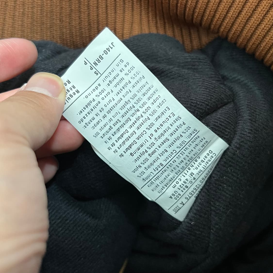 칼하트 USA 오리지널 J140 덕 액티브 후드 워크자켓 상품이미지6