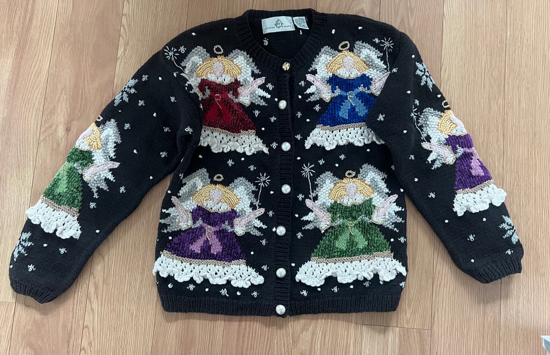 빈티지 자수 가디건 상품이미지1