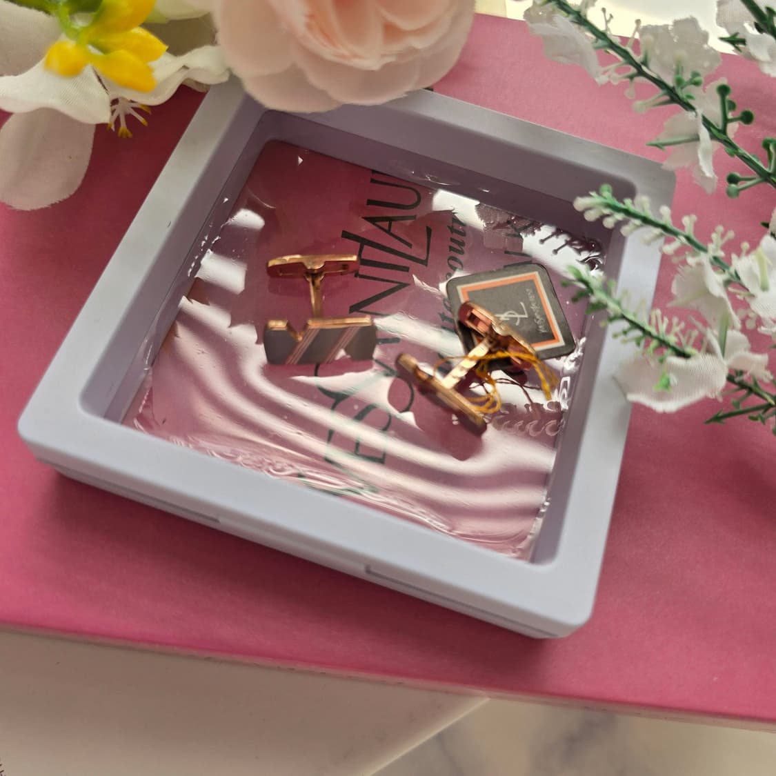 입생로랑 정품 명품 커프스 1.9cm  A+등급 J12
 상품이미지2