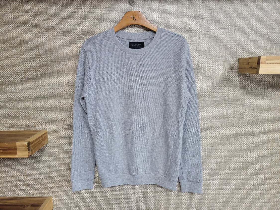 M사이즈 ZARA 슬림핏 맨투맨 자라 상품이미지1