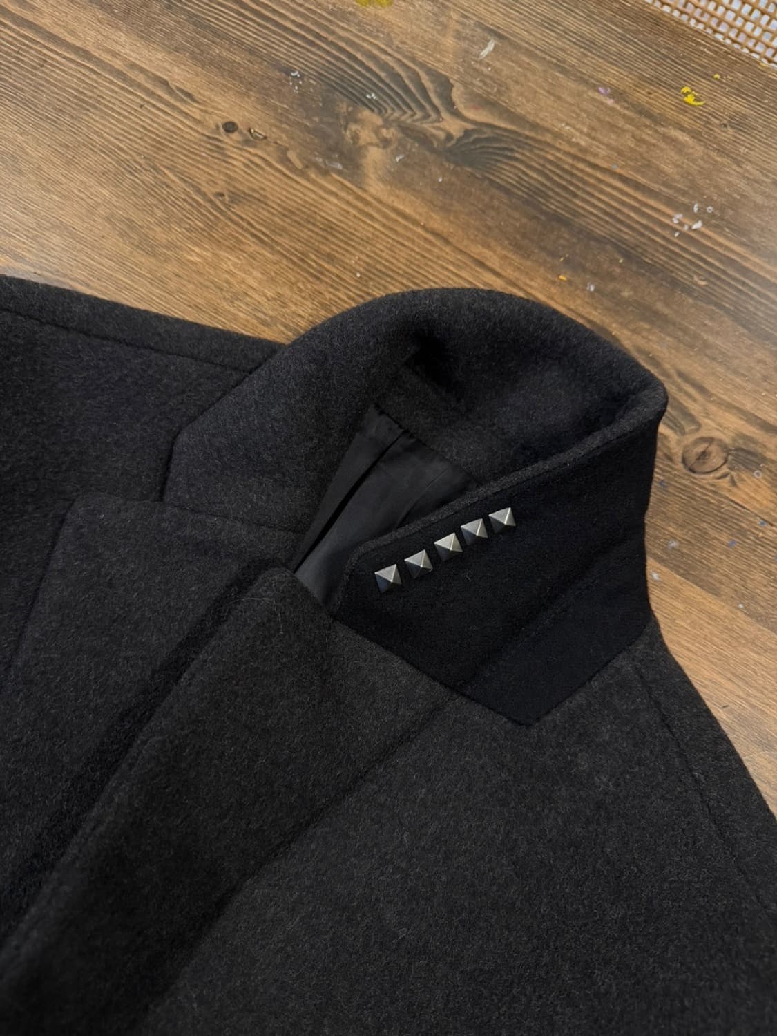 시스템 캐시미어 울 체스터필드 코트 100 상품이미지8