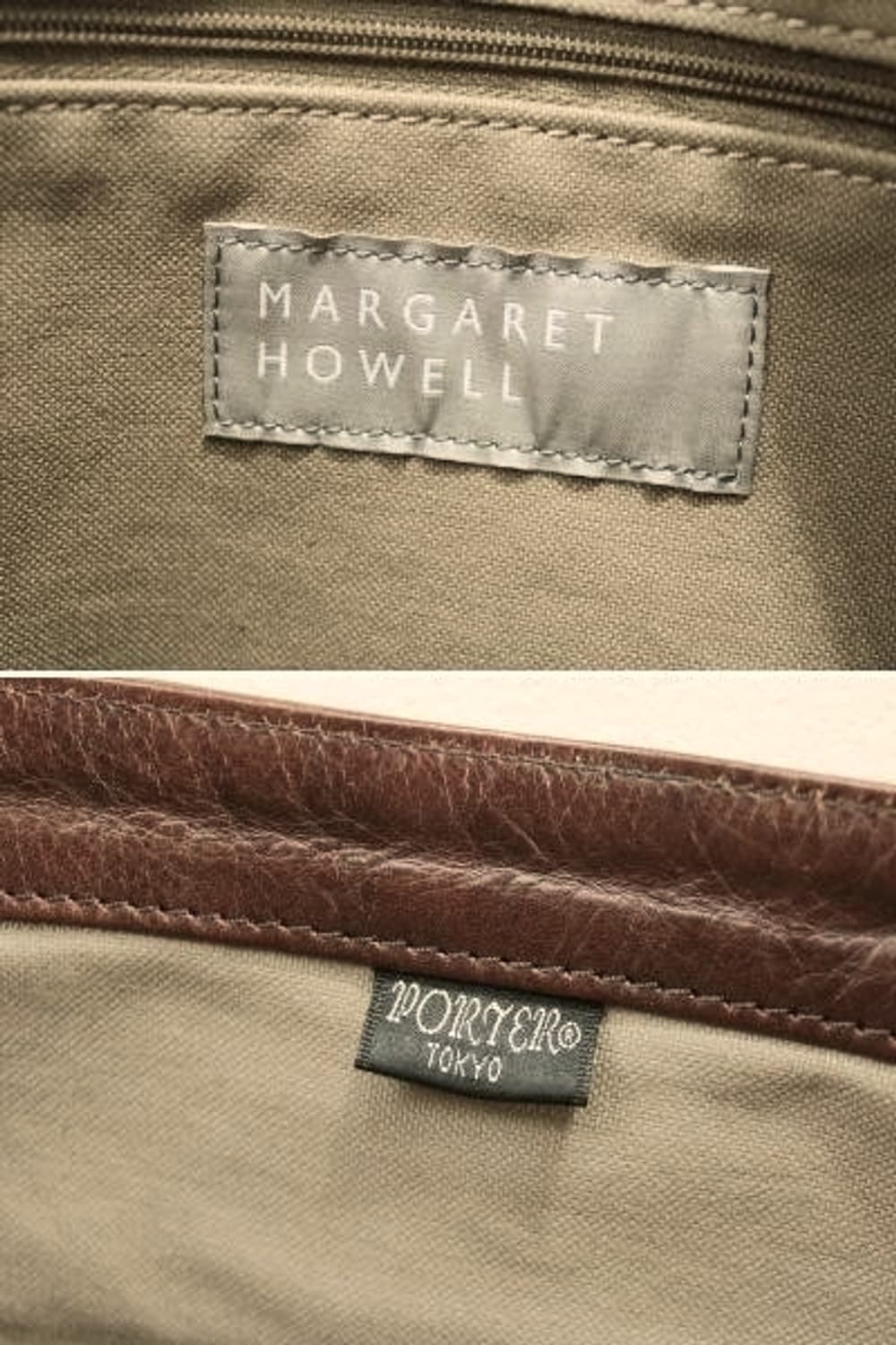 요시다 포터 x 마가렛 호웰 레더 숄더백 상품이미지8