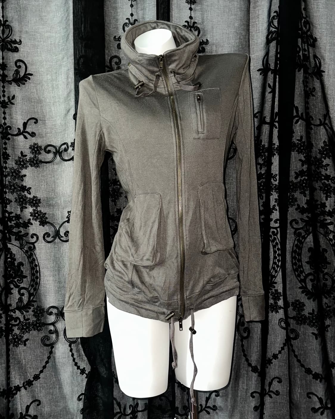 y2k khaki zip-up 상품이미지1