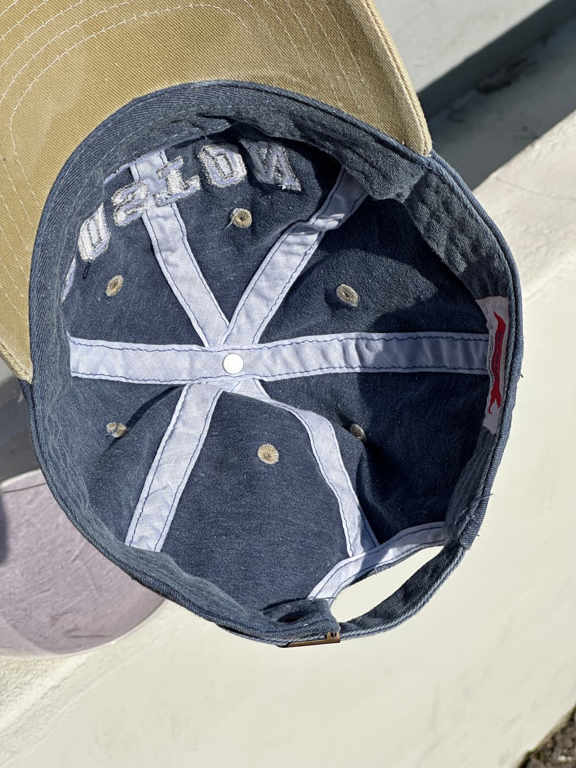 [F] 빈티지 로고 투톤 볼캡 모자 상품이미지6