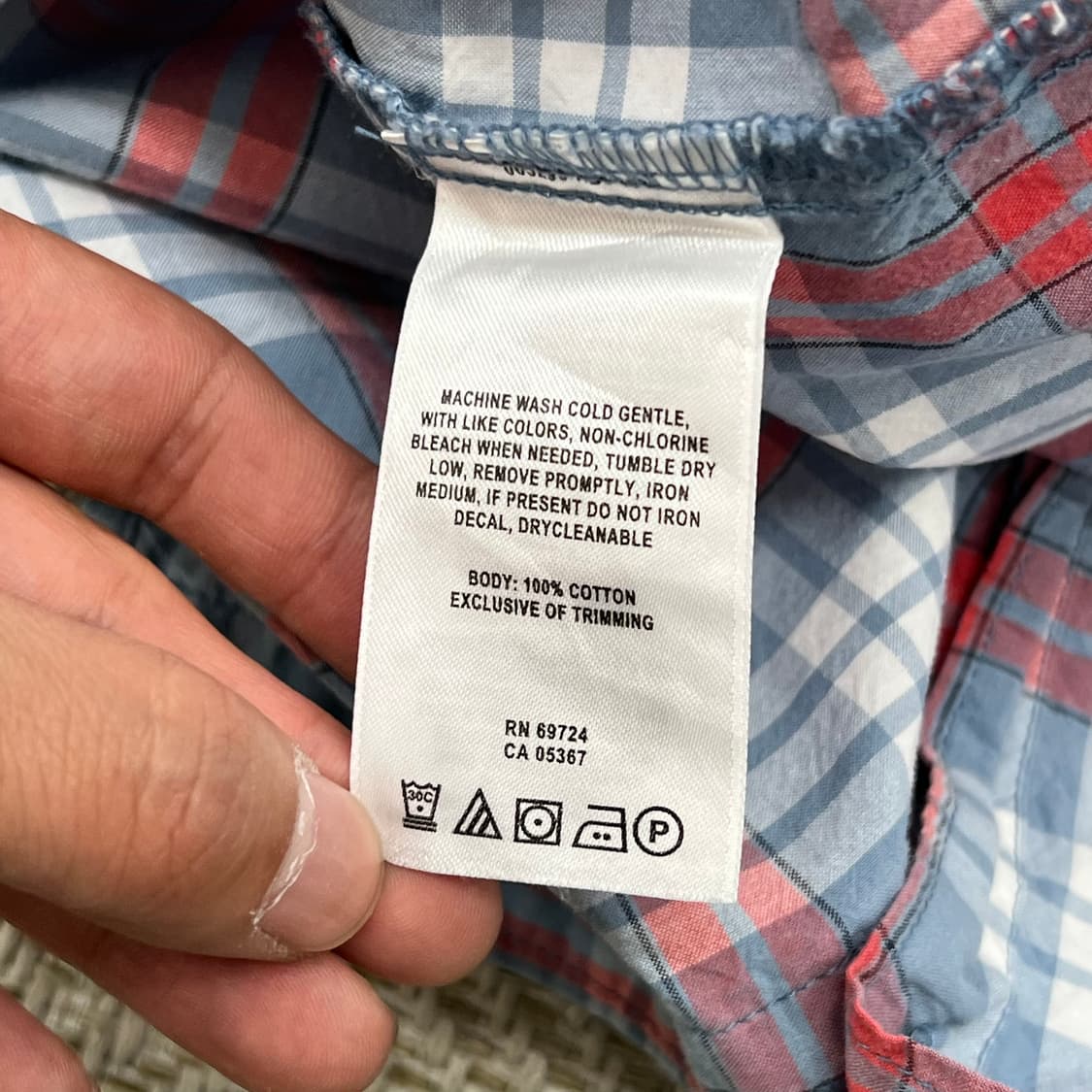 컬럼비아 체크 하프 셔츠 r3802  상품이미지7