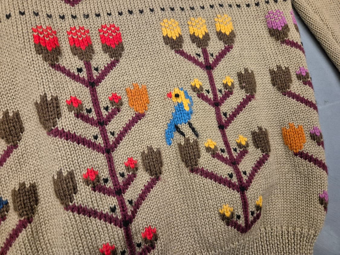 90s LA ROTONDA 플로랄 가디건 상품이미지5