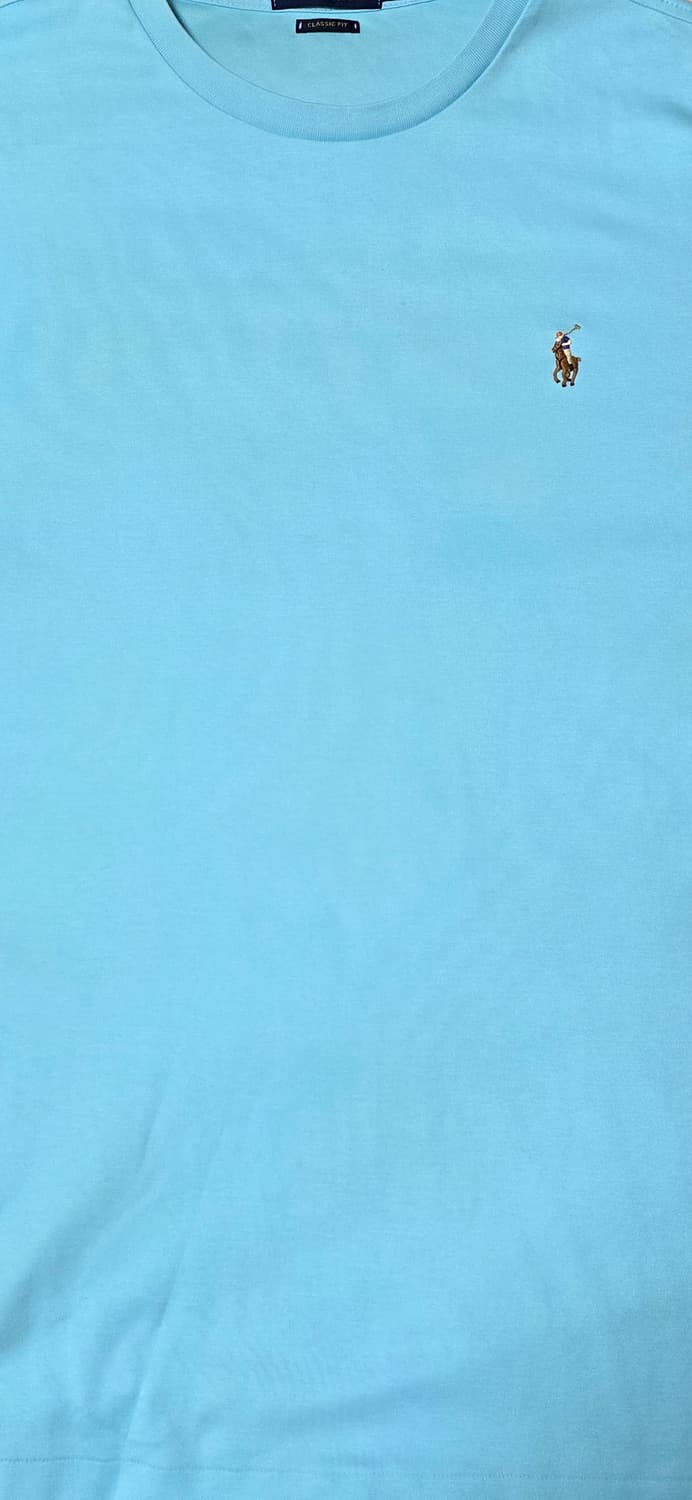 폴로 랄프로렌 하늘색 남성 티셔츠 M 상품이미지5