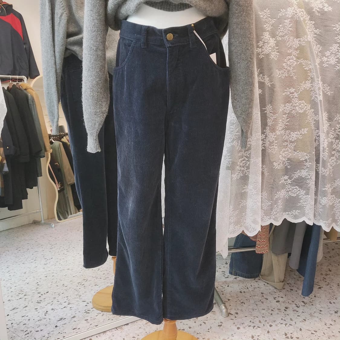 G.L.Heart 딥네이비 코듀로이 팬츠 상품이미지8