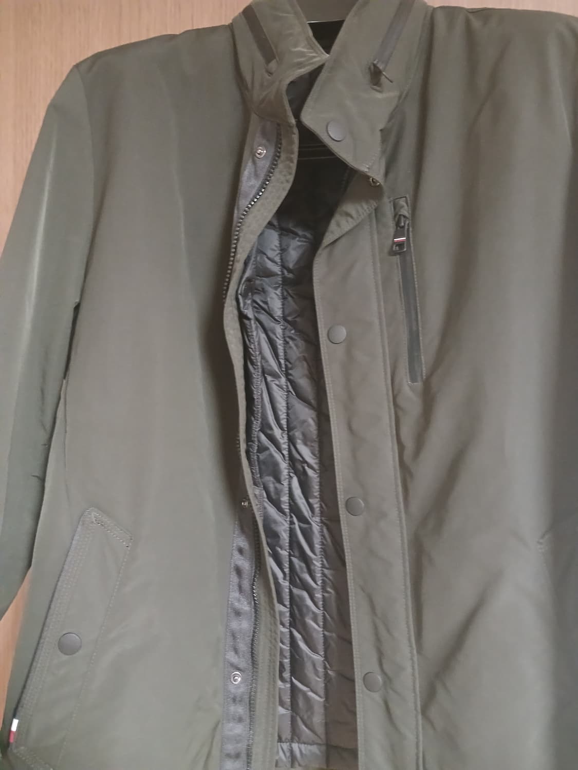 타미힐피거 카키색 누빔 점퍼 XL 상품이미지2