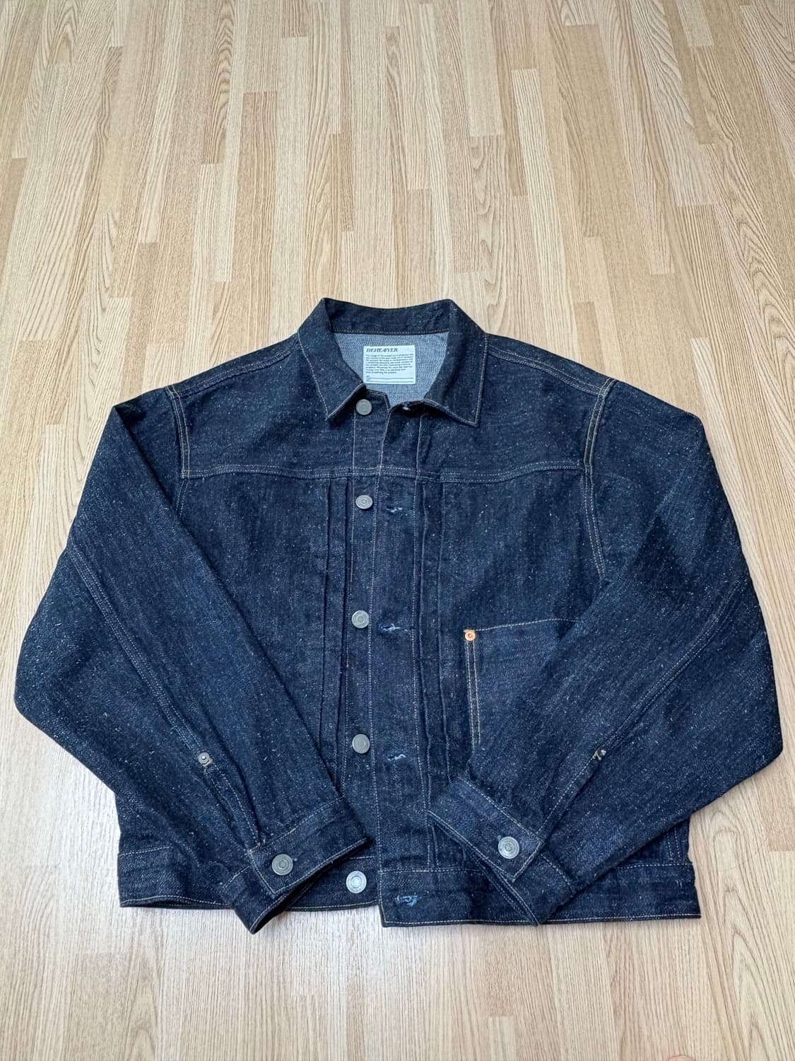 비헤비어 타입1 셀비지 데님자켓 상품이미지3