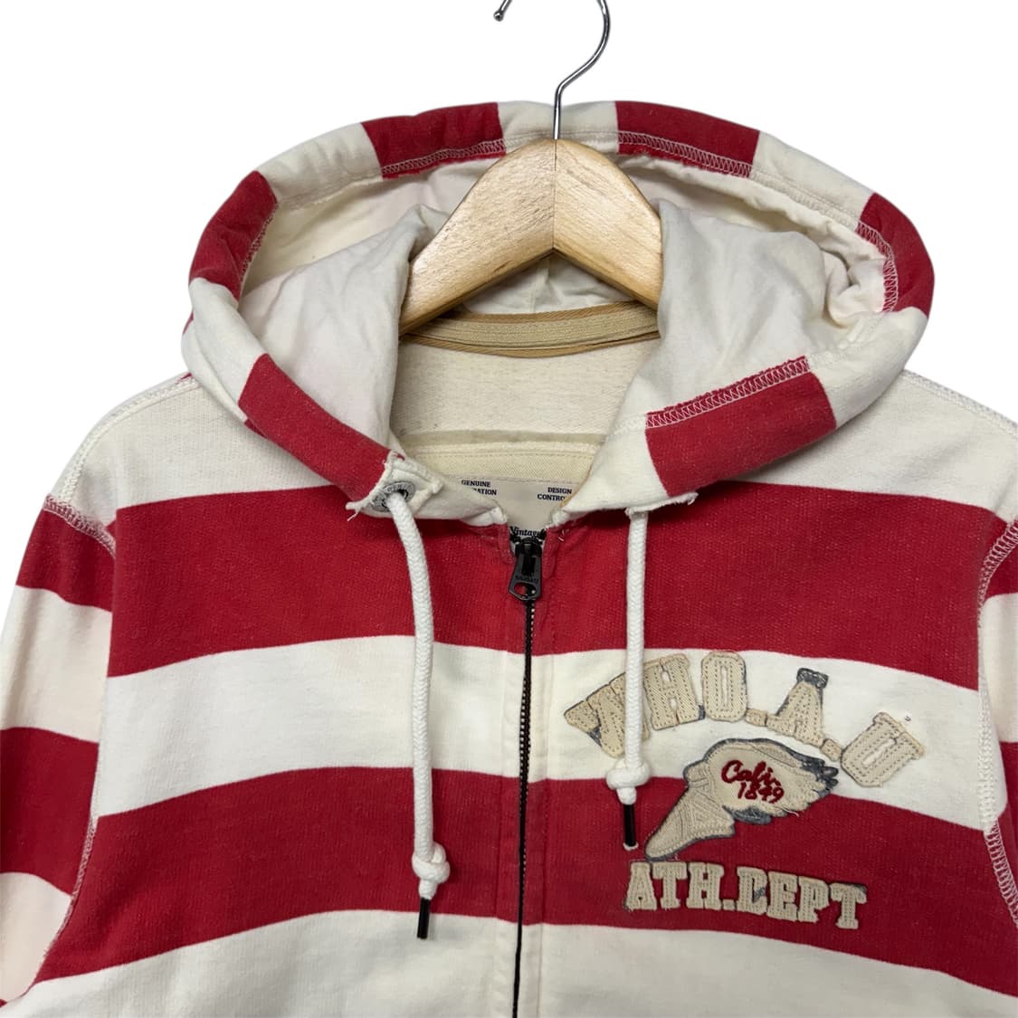 후아유 스트라이프 y2k 후드집업 상품이미지2