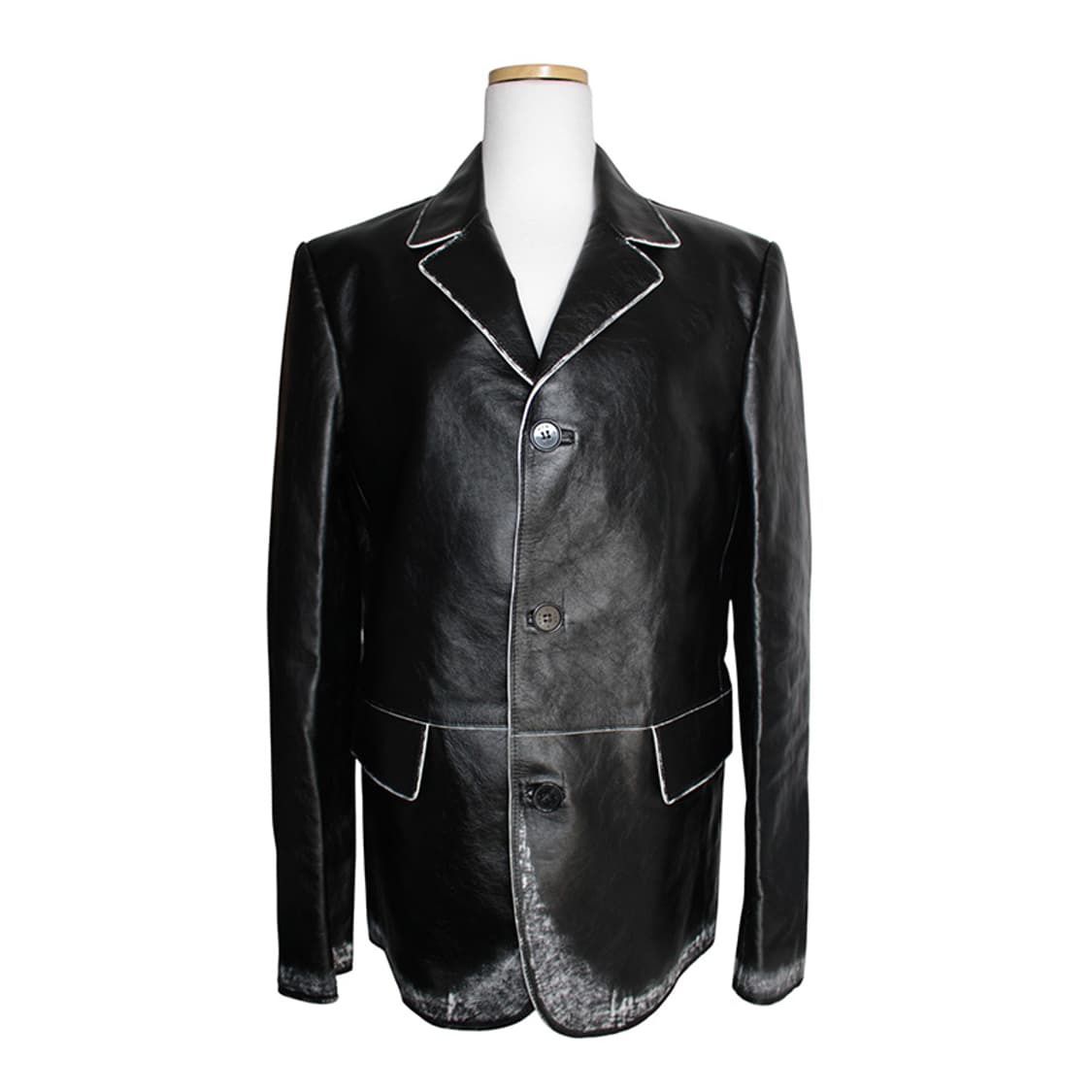 MCM 블랙 램스킨 자켓 66, 77 상품이미지1