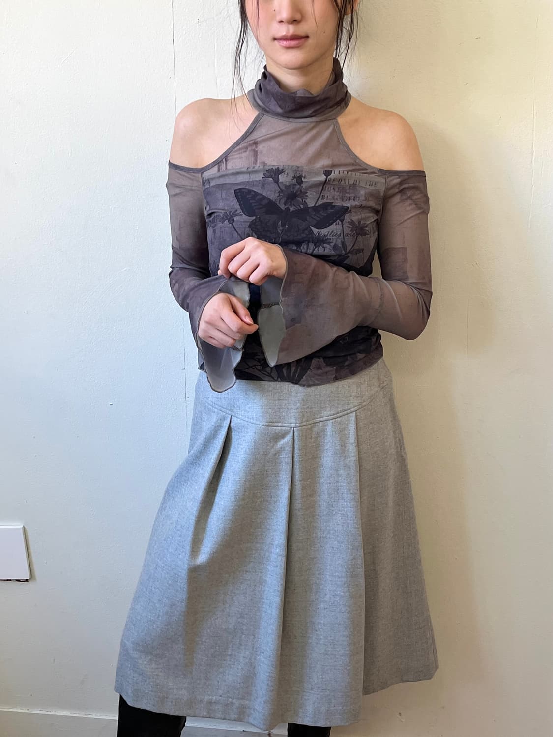 ROMWE 오픈숄더 탑  상품이미지6