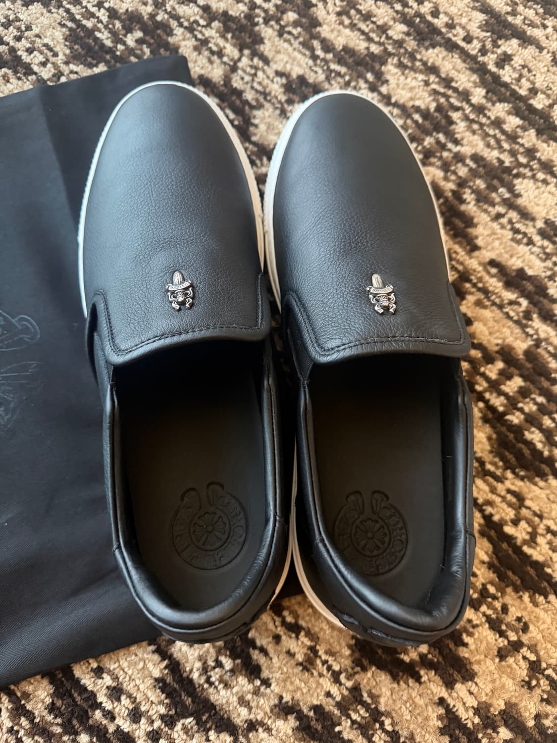 (45)크롬하츠 대거 슬립온 블랙 상품이미지1