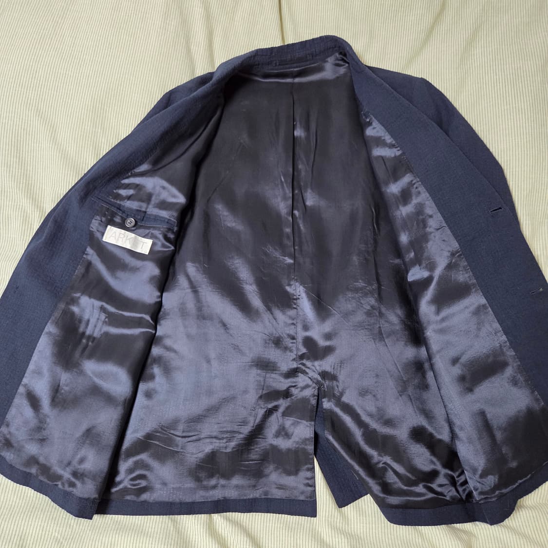 아르켓 시어서커 블레이저 48 다크네이비 / M 자켓 여름 상품이미지3