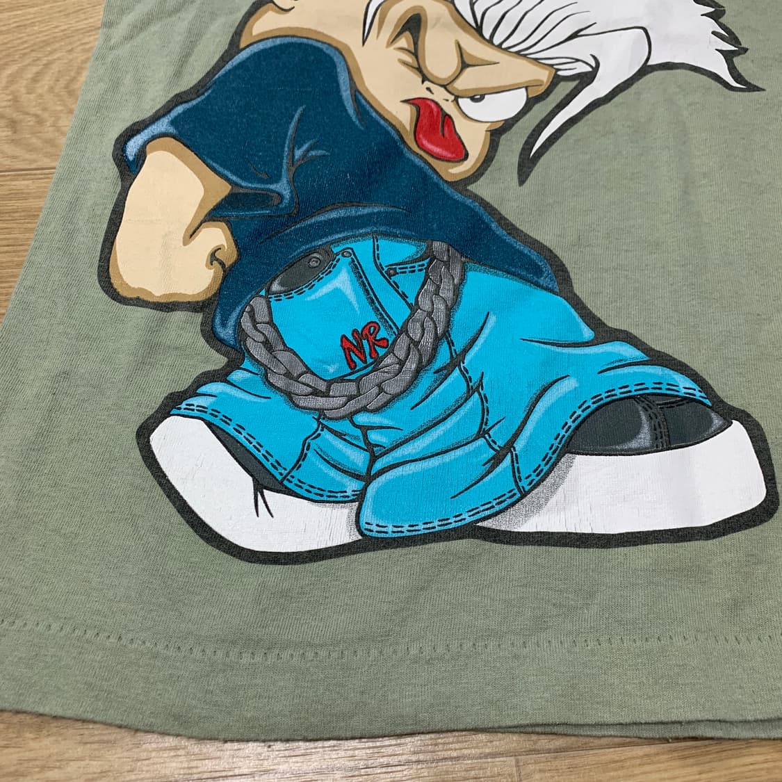 L)No rules 90's 싱글스티치 크롭 반팔 상품이미지2
