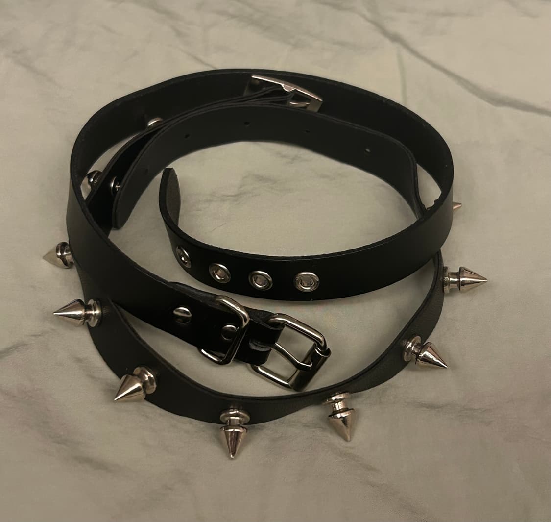 펑크 스터드 초커 세트 상품이미지1