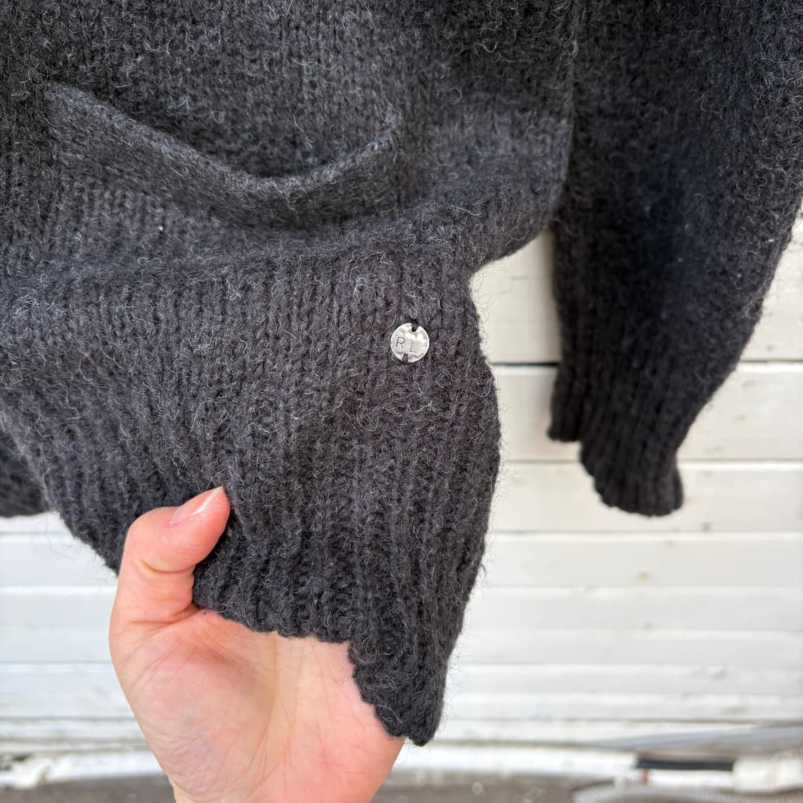 Polo 폴로 데님앤서플라이 울 니트 가디건 상품이미지5