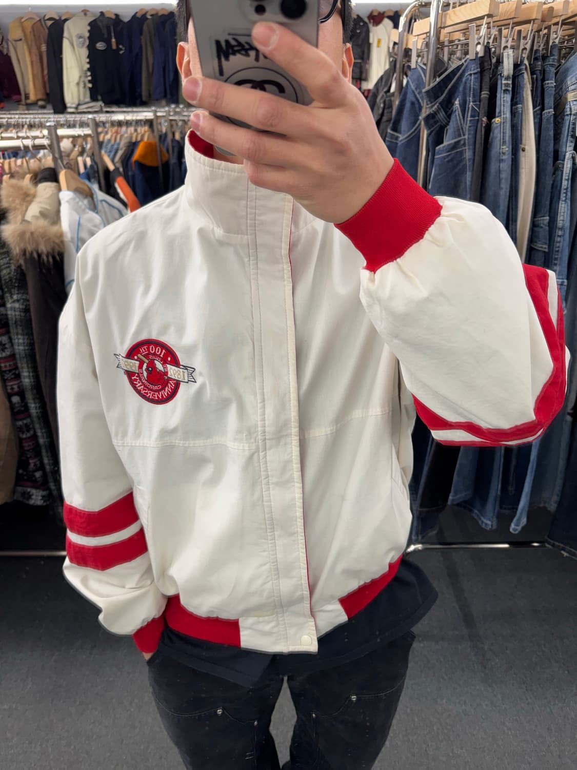 2XL)90’s 미국 올림픽 기념 스윙스터 빈티지 스윙탑 상품이미지1