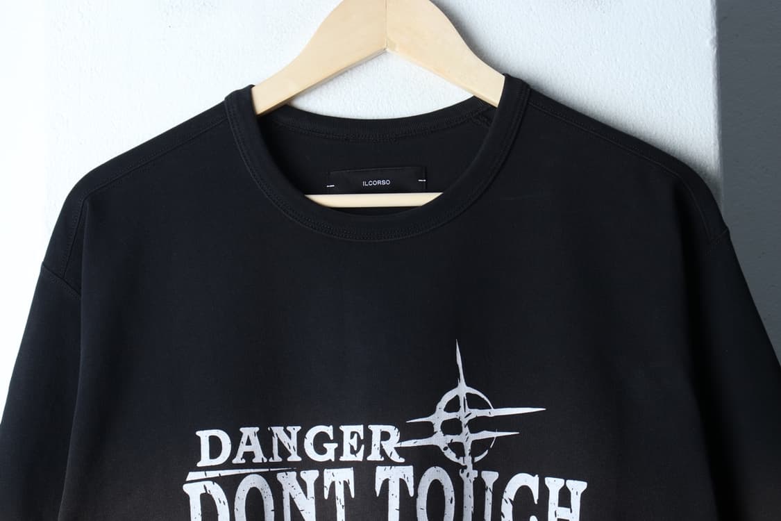 (L-XL) 일꼬르소 반팔 티셔츠 나염프린팅 블랙 올드스쿨-H32464 상품이미지3